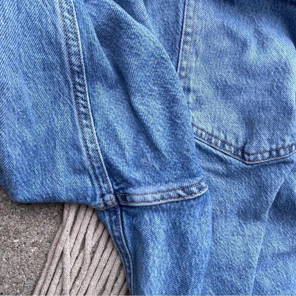 Zara High Rise Split Leg Jeans Size 10 - Picture 10 of 10